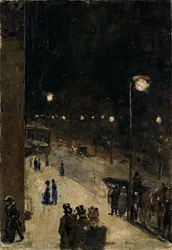 Berliner Strasse éjszaka
